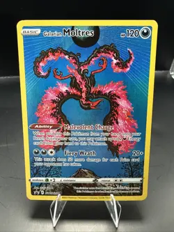 Pokemon Galarian Moltres SWSH284 Black Star Promo Pokemon Card G - Image 2