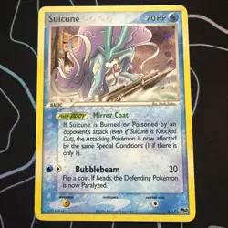 Suicune 4/17 Pop Series Promos Holo Rare Pokemon Card 2006 - Image 1