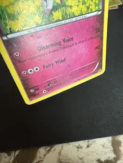 Sylveon XY04 DMG -Vintage Holo Rare Pokemon Card- Black Star Promo - Image 4