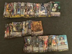 Cardfight Vanguard Trading Card Lot 200+ Cards Rares & Commons - Image 1