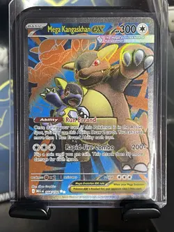 Mega Kangaskhan EX 164/132 Secret Rare Full Art Pokemon Card NM/M - Image 1