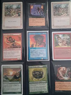 Magic The Gathering 225 card vintage collection lot - Image 1