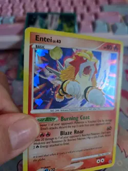 Entei - (Cracked Ice Holo) 004/132 Miscellaneous Cards & Products Holo, LP !! - Image 3