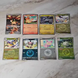 Ascended Heroes Pokemon Card Lot of 8 - Numel IR & Reverse Holos & Holos - Image 1