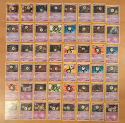 Unown Lot Of 48 Cards Pokemon Vintage Various Conditions (Non Holos) (1012) - Image 1