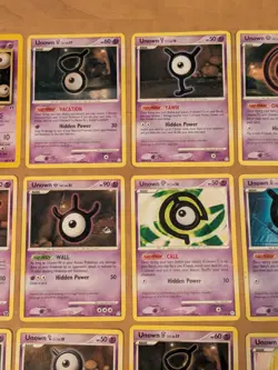 Unown Lot Of 48 Cards Pokemon Vintage Various Conditions (Non Holos) (1012) - Image 3