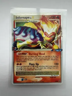 Infernape LV.X DP10 Black Star Promo 2007 Holo Rare Pokemon Card TCG - Image 1