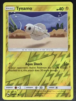 Tynamo 44/147 Reverse Holo SM - Burning Shadows Pokemon Card TCG - Image 1