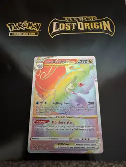 Hisuian Goodra VSTAR Rainbow Secret Rare - POKEMON CARD LOST ORIGIN - 202/196 NM - Image 1