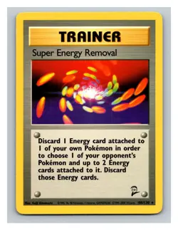 Pokemon Super Energy Removal #108/130 Base Set 2 Trading Card TCG Nintendo 2000 - Image 1