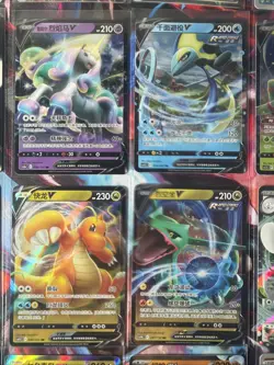 Pokemon 16 Card Lot nm V Max Mega Amazing Ex HOLO Rare Hits Only B83 - Image 2