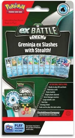 Pokemon TCG ex Battle Deck -Greninja ex - Factory Sealed Box 60 Card Deck - Image 2