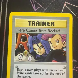 1st Edition Here Comes Team Rocket 15/82 Holo Rare Pokemon Card NM 💎 - Image 2