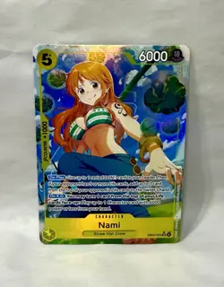 One Piece Card Game Nami SR Alt Art EB03-053 English NM Heroines Edition - Image 1