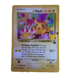 Pokemon Pikachu TCG Celebrations Birthday Promo Holo Card #24 - Image 2