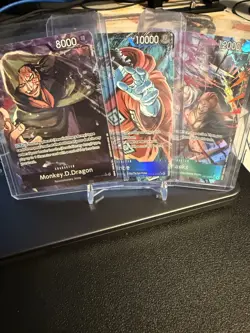 One Piece Card Lot Dragon, Jinbe,Shanks SR alt - Image 1