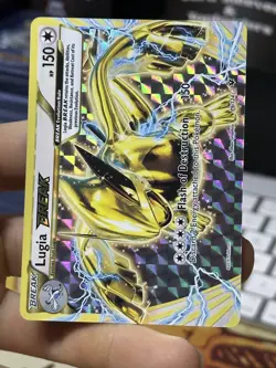 Lugia BREAK 79/124 XY Fates Collide 2016 Holo Rare Pokemon Card TCG - Image 3