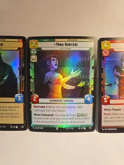 Star Wars Unlimited FOIL LOT (29 Cards) Mina Bonteri, Garindan, Cinta Kaz - SEC - Image 3