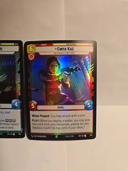 Star Wars Unlimited FOIL LOT (29 Cards) Mina Bonteri, Garindan, Cinta Kaz - SEC - Image 4