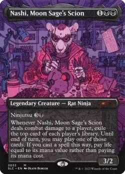 Nashi, Moon Sage's Scion - Extended Art SLD NM MTG - Image 1