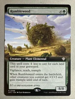 MTG / Rumbleweed / OTC / #68 / Regular (Extended Art) / Rare / NM - Image 1