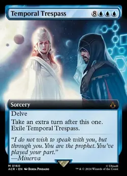 Temporal Trespass - Extended Art ACR NM MTG - Image 1