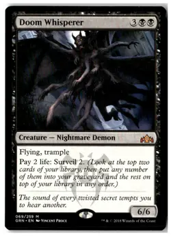MTG Doom Whisperer - Guilds of Ravnica Lightly Played English - Image 1