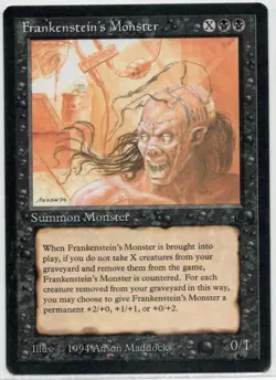 1994 Frankenstein's Monster – The Dark - Reserved List - NM Near Mint MTG Magic - Image 1