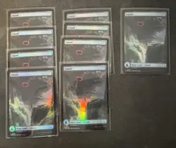 Lot of 15x Islands #284/285 - MOM March of the Machine- MTG FULL ART Foil LP - Image 2