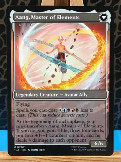 MTG - Avatar Aang. Avatar: the Last Airbender. Mythic - Legendary Creature. - Image 2