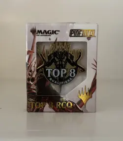 MTG Magic the Gathering RCQ Top 8 Pin - Tezzeret Pinfinity New in Box - Image 1