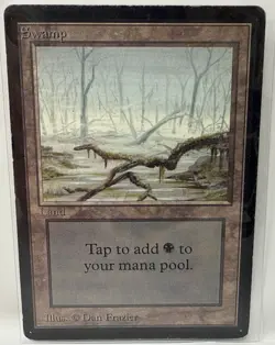 Beta Swamp Low Branch - HP - MTG Magic The Gathering - Image 1