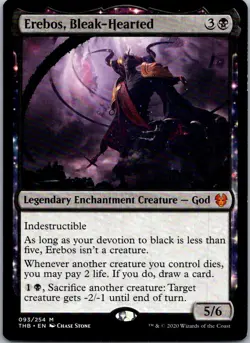 Erebos, Bleak-Hearted M Theros Beyond Death 93 NM Normal - Image 1