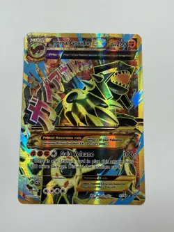 Primal Groudon EX Full Art Ultra Rare 97/98 XY Ancient Origins Holo Pokemon Card - Image 1