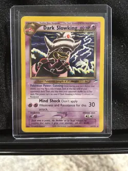 Pokemon TCG Dark Slowking Neo Destiny Card 20/105 Unlimited Rare LP+ - Image 1
