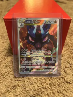 Pokemon TCG Lucario VSTAR SWSH291 Crown Zenith Promo Card Near Mint Condition - Image 1