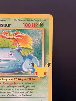 Pokemon Venusaur 15/102 Celebrations Classic Collection NM / Mint - Image 2