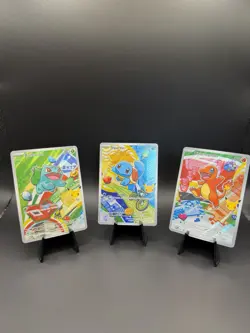 Pokemon First Partner Illustration Collection Series 1 Kanto Gen 1 Starters - Image 1