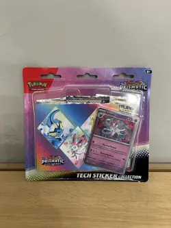 Pokemon TCG Prismatic Evolutions Tech Sticker Collection Set Lot Of 3 Sealed New - Image 2