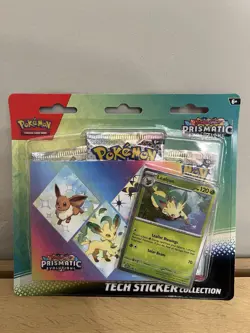 Pokemon TCG Prismatic Evolutions Tech Sticker Collection Set Lot Of 3 Sealed New - Image 3