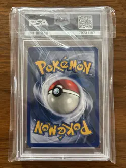 1999 Pokemon Game Charizard Holo #4 PSA NM 7 - Image 2