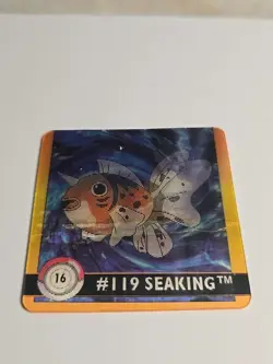 1999 Artbox Pokemon Action Flips Lenticular #16 GOLDEEN/SEAKING Rare HTF - Image 3