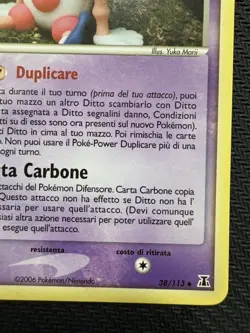 Pokemon TCG Ditto (Mr. Mime) EX Delta Species 38/113 Italian 2006 Near Mint NM - Image 4