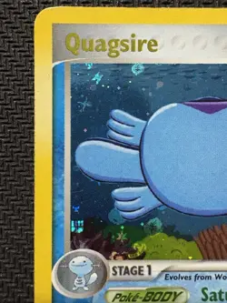 Pokemon TCG Quagsire Ex Team Rocket Returns 26/109 Reverse Holo Stamped 2004 - Image 2