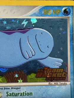 Pokemon TCG Quagsire Ex Team Rocket Returns 26/109 Reverse Holo Stamped 2004 - Image 3