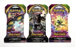 POKEMON SWORD & SHIELD SWSH04 VIVID VOLTAGE 3X SLEEVED BOOSTERS RANDOM ART 😺 - Image 1