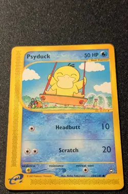 Pokemon AQUAPOLIS - #104/147 Psyduck - Nonholo - ENG - Lightly Played - Image 4