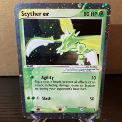 Pokemon EX Holo - Scyther ex 102/109 **Quadruple Swirl** - Image 1
