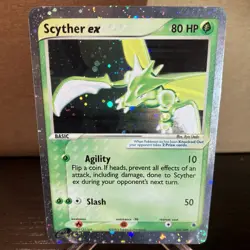 Pokemon EX Holo - Scyther ex 102/109 **Quadruple Swirl** - Image 2