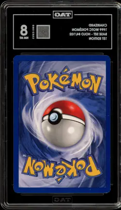 Pokemon Charizard Base Set Shadowless 1st Edition Holo Rare #4 TAG 8 - Image 2